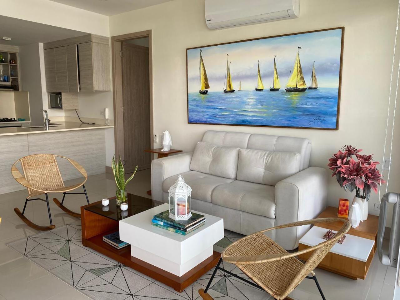 Apartamento En La Playa Mas Tranquila De Cartagena公寓 外观 照片