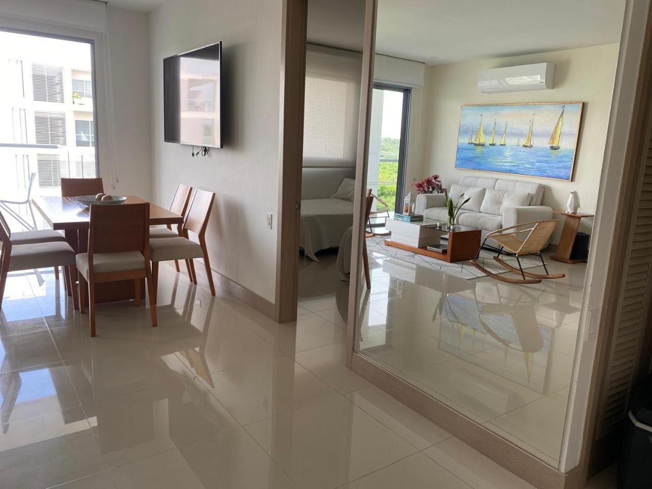 Apartamento En La Playa Mas Tranquila De Cartagena公寓 外观 照片